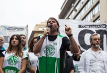 Daniel Catalano denunció falta de representatividad en las paritarias