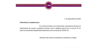 Una trabajadora de Coto falleció por Covid-19