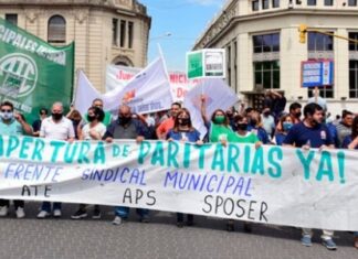 Paraná: Trabajadores municipales reclamaron paritarias