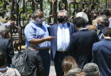 El Presidente encabezó el acto por el Día de la Soberanía