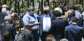 El Presidente encabezó el acto por el Día de la Soberanía
