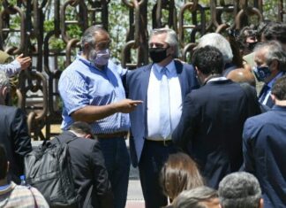 El Presidente encabezó el acto por el Día de la Soberanía