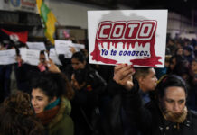 Violencia en Coto: Un personal de seguridad le pegó a una delegada que estaba reclamando