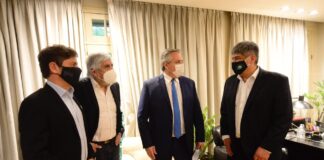 El Presidente celebró el Día del Camionero y reivindicó el trabajo de Hugo Moyano
