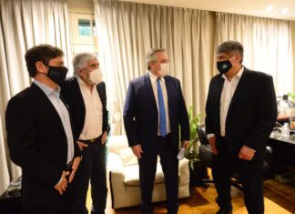El Presidente celebró el Día del Camionero y reivindicó el trabajo de Hugo Moyano