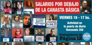Trabajadores de Página 12 realizarán paro hasta Navidad