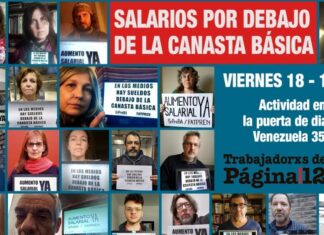 Trabajadores de Página 12 realizarán paro hasta Navidad
