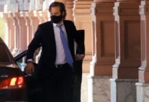 Santiago Cafiero se reunió con Andrés Rodríguez