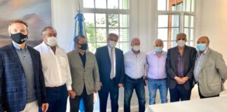Alberto Fernández recibió a la CGT en la Quinta de Olivos