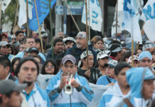 Jujuy: Trabajadores municipales marcharon por salarios dignos y contra la represión del Gobierno