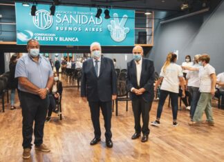 Ginés González García elogió el operativo de vacunación lanzado por el gremio de Sanidad