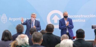 Alberto Fernández: “Celebro que la CGT y la CTA estén juntas para hacer llegar casas a los trabajadores”