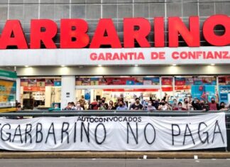 Crisis en Garbarino: Sólo Moyano logró que sus afiliados cobren el sueldo completo