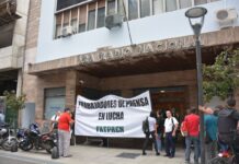 Los trabajadores de prensa van a paro por 24hs