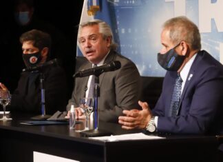 El Presidente se reunió con Sergio Palazzo y celebró la paritaria del 45% firmada por La Bancaria