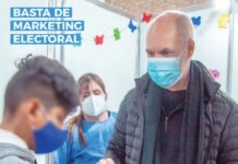 UTE: “Basta de Marketing electoral Larreta”
