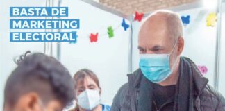 UTE: “Basta de Marketing electoral Larreta”