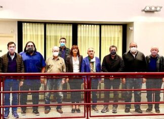 La CGT recibió a representantes de la Unión General de Trabajadores y de Comisiones Obreras de España
