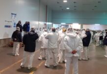 Trabajadores pasteleros paralizaron la planta de Molinos Río de la Plata para exigir la reapertura de las paritarias