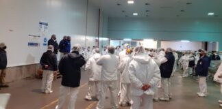 Trabajadores pasteleros paralizaron la planta de Molinos Río de la Plata para exigir la reapertura de las paritarias