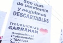 Trabajadores del Garrahan realizaron una protesta para exigir aumento salarial
