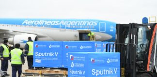 Llegan 400 mil dosis del componente 2 de Sputnik V y 204 mil de Astrazaneca