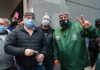 Crisis en Garbarino: Moyano y Muerza marcharon para exigir el pago de sueldos adeudados