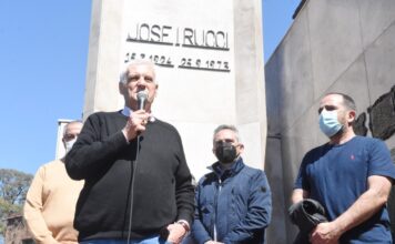 Homenaje a Rucci junta a Caló, Daer y “cuervo” Larroque