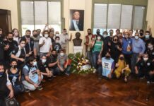 Homenaje a Néstor Kirchner en la CGT