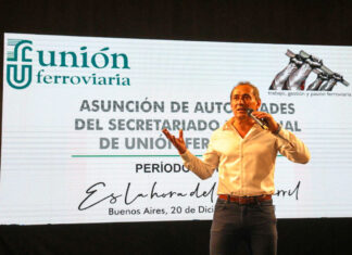 Sasia reelecto en la Unión Ferroviaria y anticipó que propician un proyecto para la ley de Transporte