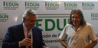 La Federación de Docentes de las Universidades reeligió a Daniel Ricci al frente del sindicato