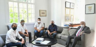 El Presidente recibió a Pablo Moyano y Sergio Sasia en Olivos, analizaron la agenda de transporte
