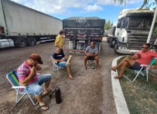 Ya son 3 mil los camioneros varados en la frontera con Chile y reclaman mejoras en controles sanitarios