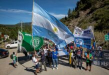 Lago Escondido: ATE y la CTA-A movilizan en Bariloche