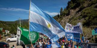 Lago Escondido: ATE y la CTA-A movilizan en Bariloche