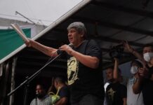 Pablo Moyano: criticó a dos ministros y convocó a una marcha el jueves a Plaza de Mayo