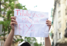 Docentes rechazan la reforma del Estatuto de Larreta y Acuña