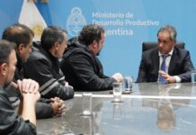 Scioli recibió a los dirigentes de SUTNA