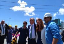 La UOCRA Blanca y Azul participó de la inauguración de un nuevo ciclo combinado de la central térmica de Ensenada