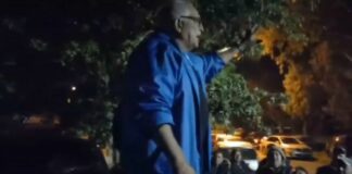 El Pata Medina se burla de la justicia y encabeza un acto en su casa junto a militantes de la UOCRA La Plata