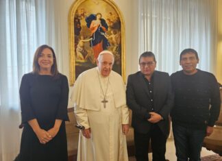 UATRE: Voytenco se reunió con el Papa Francisco y firmó un convenio de Asistencia Alimentaria