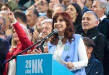 Presencia sindical en el acto de Cristina Kirchner en Plaza de Mayo