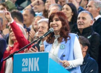 Presencia sindical en el acto de Cristina Kirchner en Plaza de Mayo