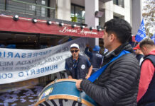 UTHGRA de Capital se movilizó masivamente exigiendo mejoras laborales en “Brasas Argentinas”