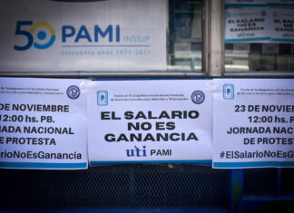 La Unión Trabajadores del Instituto, el Gremio Mayoritario de PAMI, destaca el Comunicado oficial de La Mesa Sindical “El Salario No Es Ganacias”