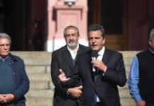 Massa y la CGT preparan un gran acto en el Movistar Arena