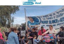 Agrupación Blanca y Azul de la UOCRA La Plata celebra el Día del Niño en múltiples barrios