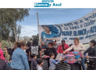 Agrupación Blanca y Azul de la UOCRA La Plata celebra el Día del Niño en múltiples barrios