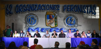 Multitudinario acto de normalización de las 62 Organizaciones Peronistas en Merlo