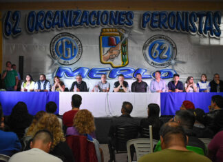 Multitudinario acto de normalización de las 62 Organizaciones Peronistas en Merlo